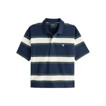 Abercrombie＆Fitch Polo Shirt Men's Navy Blue