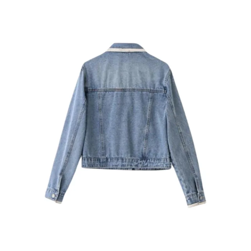 PIERRE CARDIN Denim Jacket Women's Image Color-4