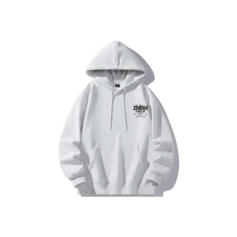 ZMOH Fleece Lined Hoodie Unisex Couple's-16