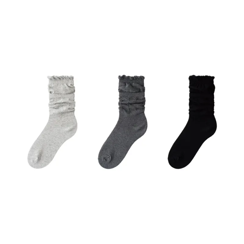 Cotton Gene Mid Calf Socks Women's Combo Set-5