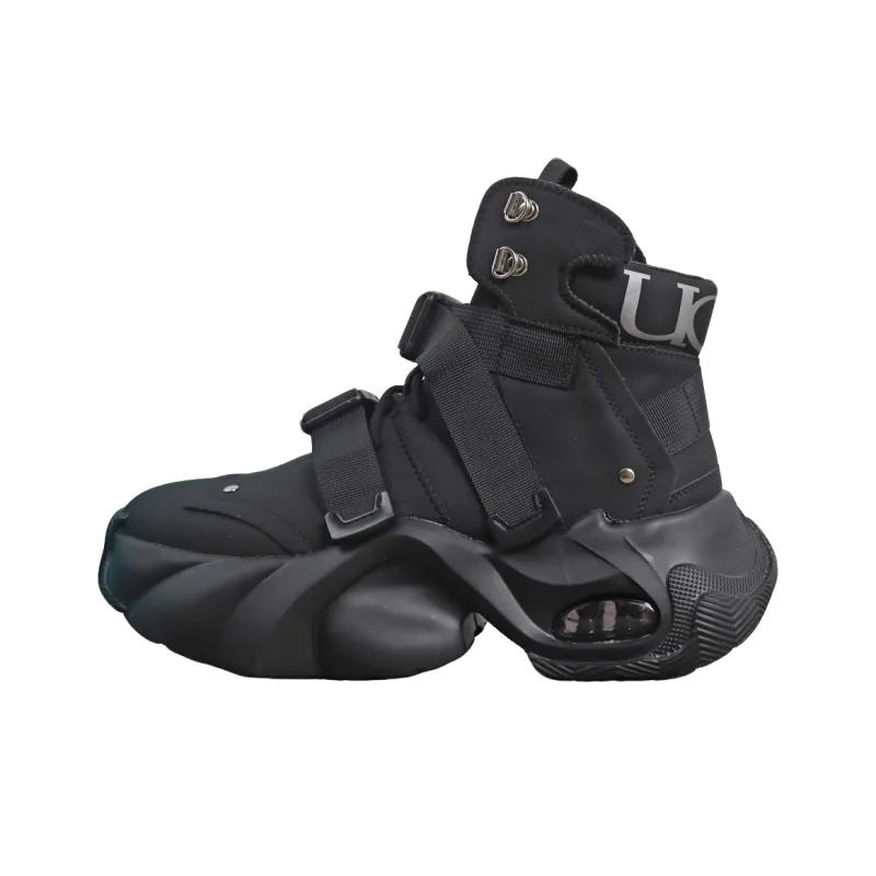 Banas UCOC Collaboration Height Increasing Abrasion Resistant High Top Casual Shoes Men's-0