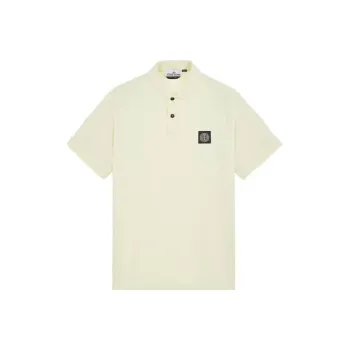 STONE ISLAND Polo Shirt Men's Light Yellow