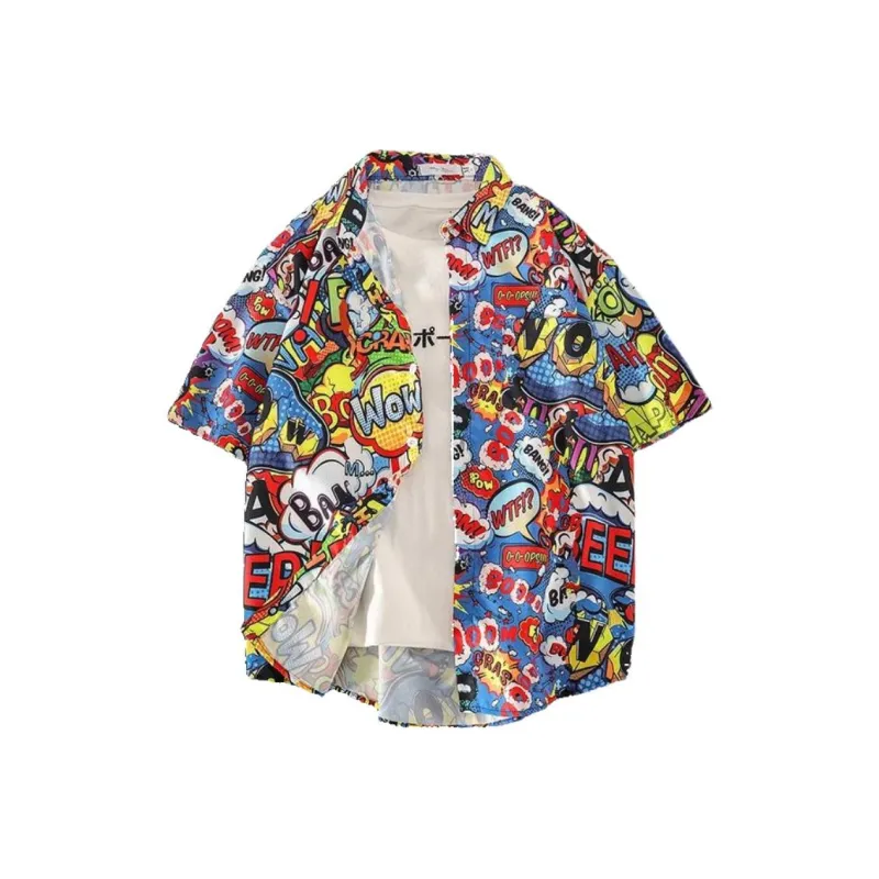 NEAR HERE Shirts Unisex Yellow-0