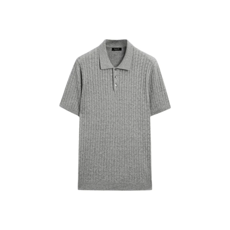 Massimo Dutti Polo Shirt Men's Gray-0