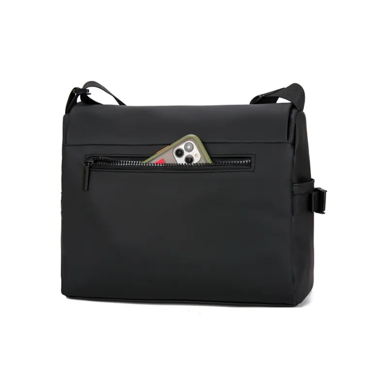 Fillove Membrana Dermalis Messenger Bag, Crossbody Bag Men's Black-5
