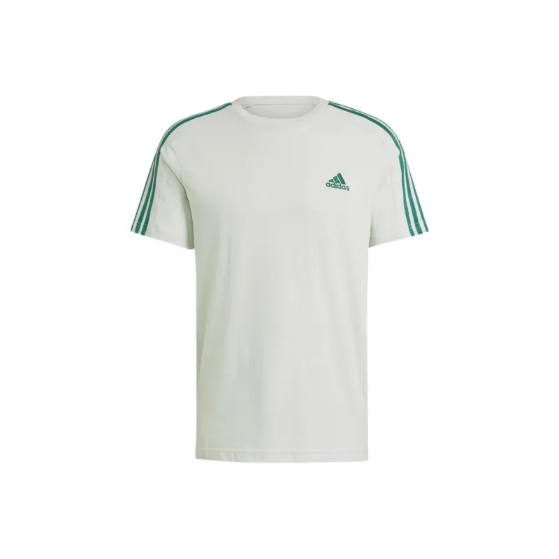 Adidas Essential T Shirt Men's Linen Green-0