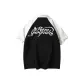 Black Body with White Sleeves