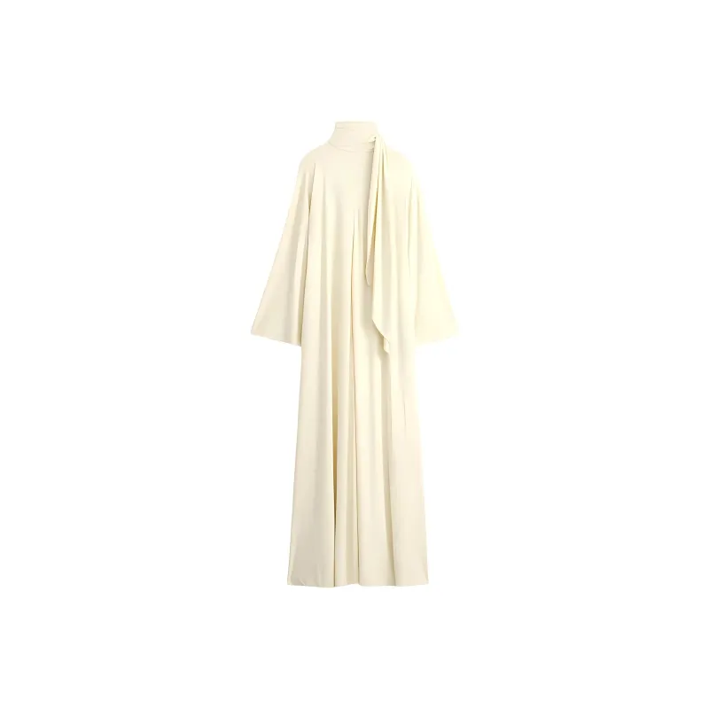 ZARA Kate Moss Collaboration Long-Sleeved Dresses Women's Beige-1