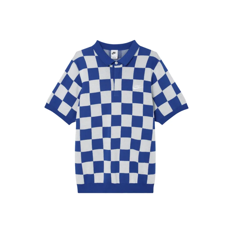 Nike Polo Shirts Men Blue-0
