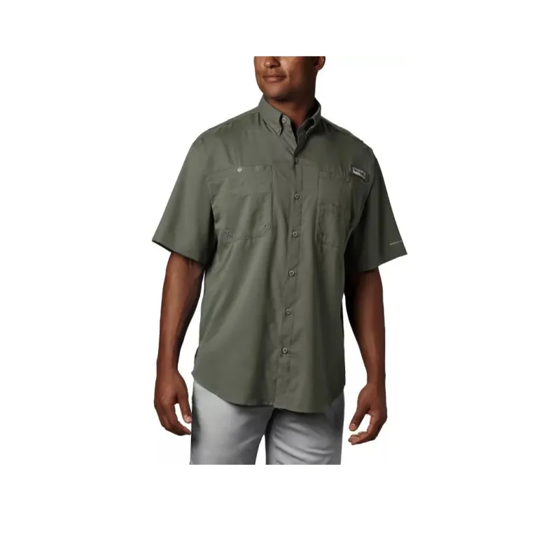 Columbia PFG Tamiami Shirt Men's Olive Green-0