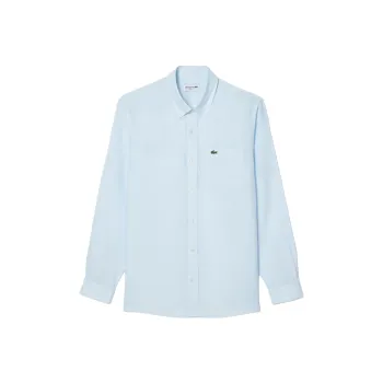 LACOSTE Shirts Men Light Blue