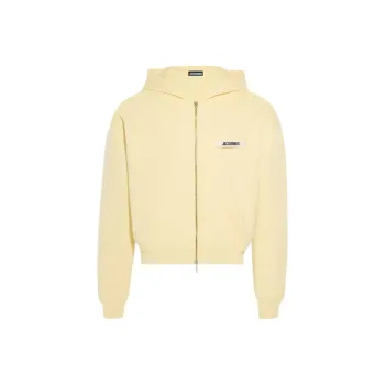 Jacquemus Grosgrain Logo Zip Hoodie