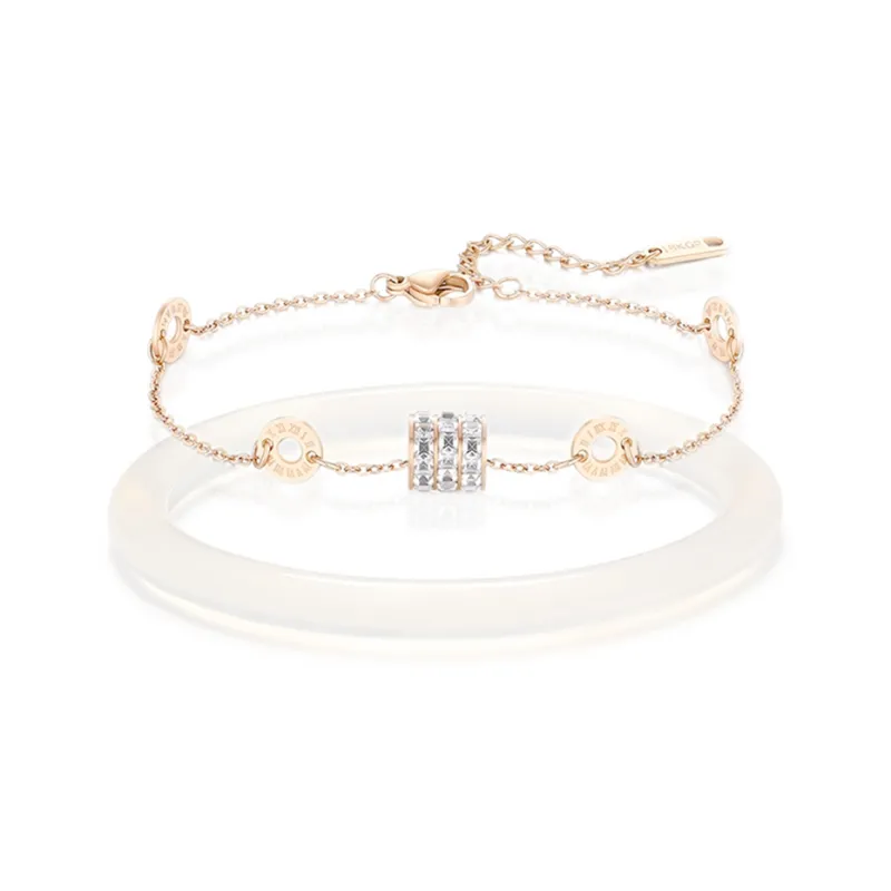 JIACUIYUN Colored Glaze Bangles Unisex-7