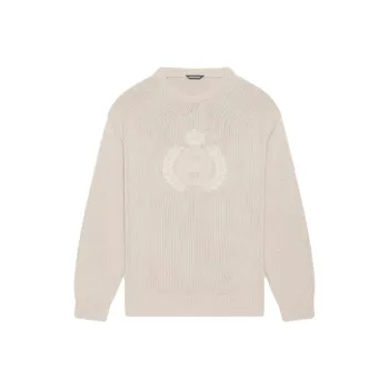 Balenciaga Bb Laurel Crown Logo Crewneck Knitted Sweater
