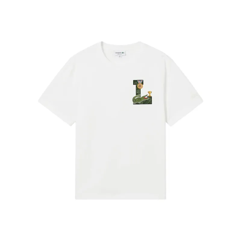 LACOSTE T Shirts Men 70V/Ecru-0