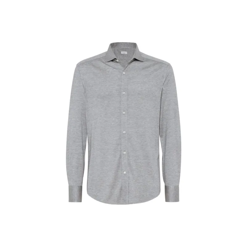Brunello Cucinelli Long Sleeved Buttoned Shirt-0