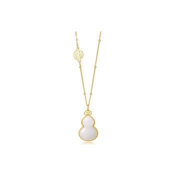 ME LUXE Pendant, New Chinese Style Classic And Versatile White Jade Women's