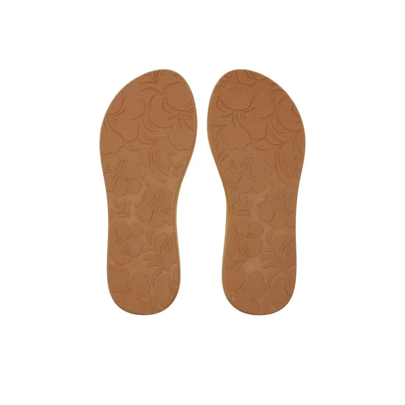 ROXY Abrasion Resistant Flip Flops Women's Brown-4