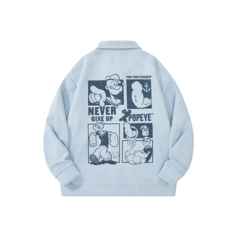 POPEYE Sweatshirt Unisex Autumn And Winter Season-7