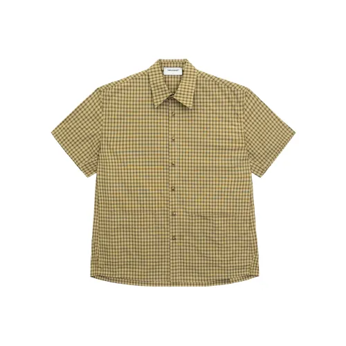 SIMPLE PROJECT Shirt Unisex Yellow Green Plaid