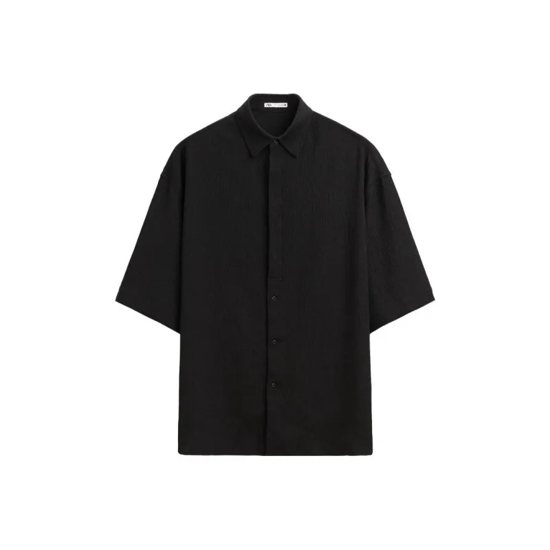 ZARA Shirts Men Black-0