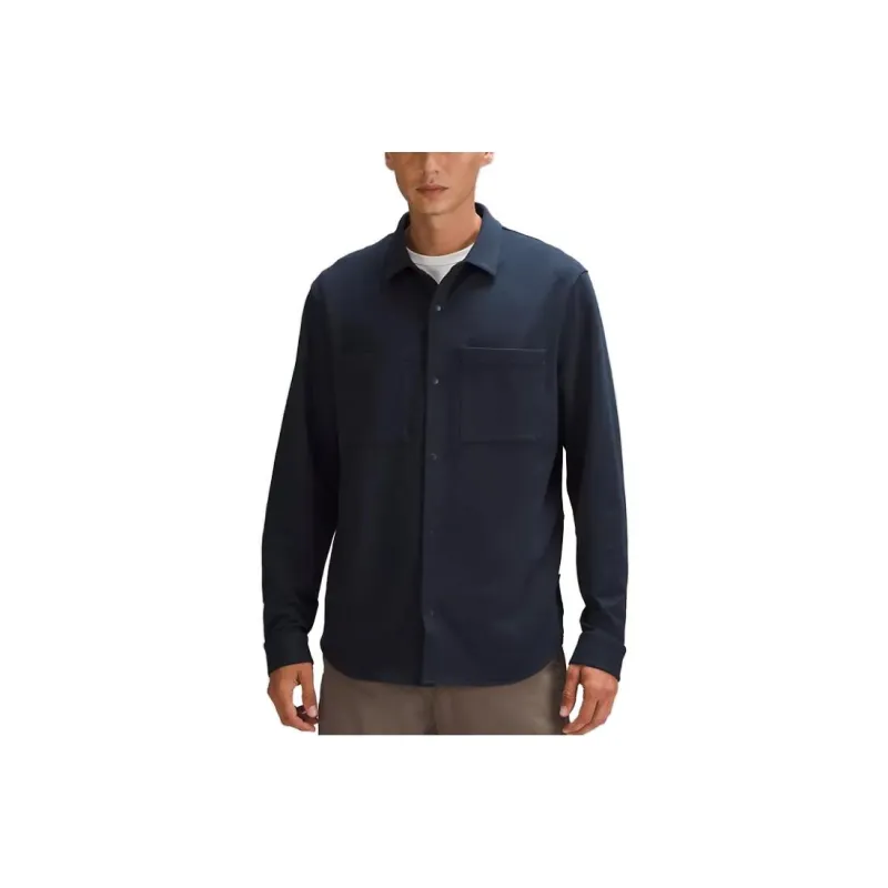 Lululemon Soft Knit Overshirt French Terry Shirt Men's-9