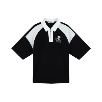 Fun x SHINUBI LIANMINGKUAN Polo Shirt Unisex Black