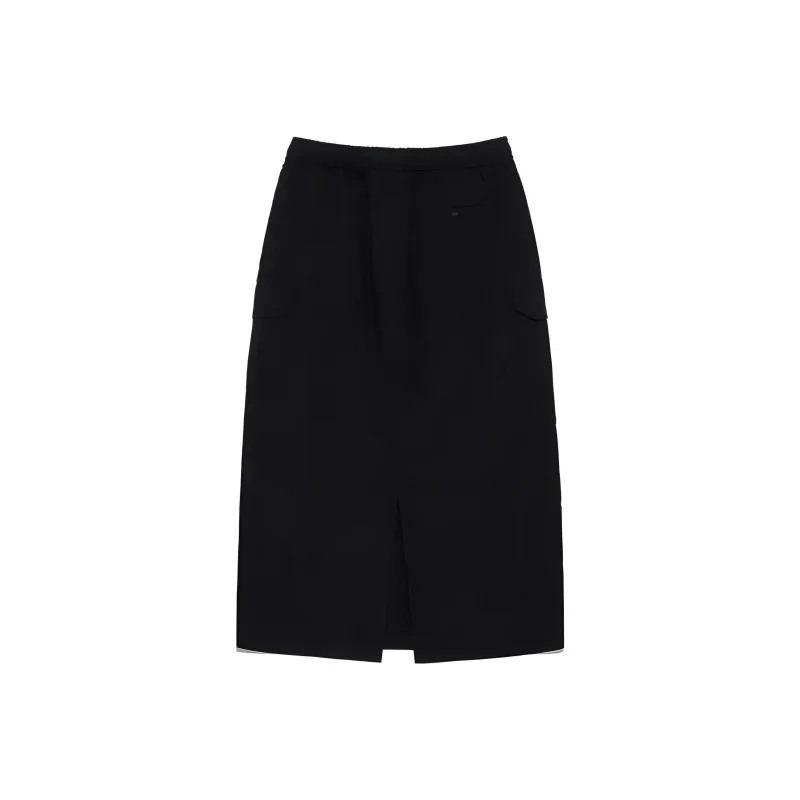 Lee Casual Long Skirts Women's Black-1