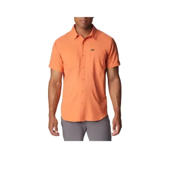 Columbia Silver Ridge Silver Ridge Utility Lite Shirt Men's Curved Red