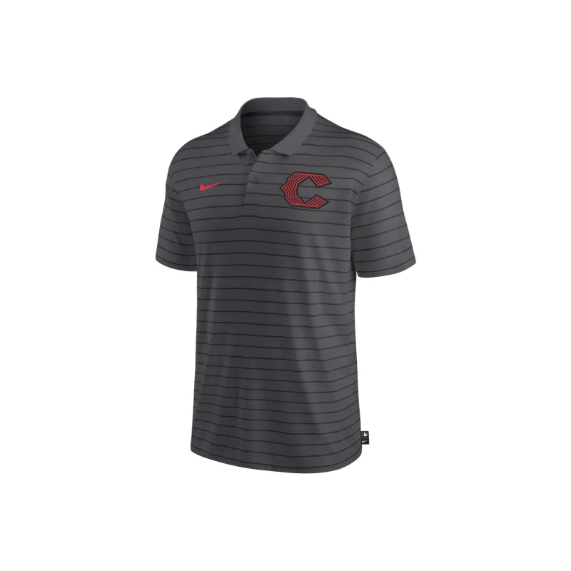 Nike MLB Collaboration Polo Shirt Cincinnati Reds Men's Gray-0