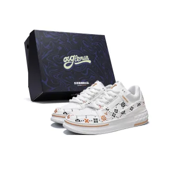 OUGLEMEN Cushioning, Lightweight, Breathable Low Top Skateboard Shoes Men's Box