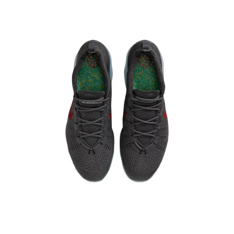 Nike Air VaporMax 2023 Flyknit Dark Grey Gym Red-3