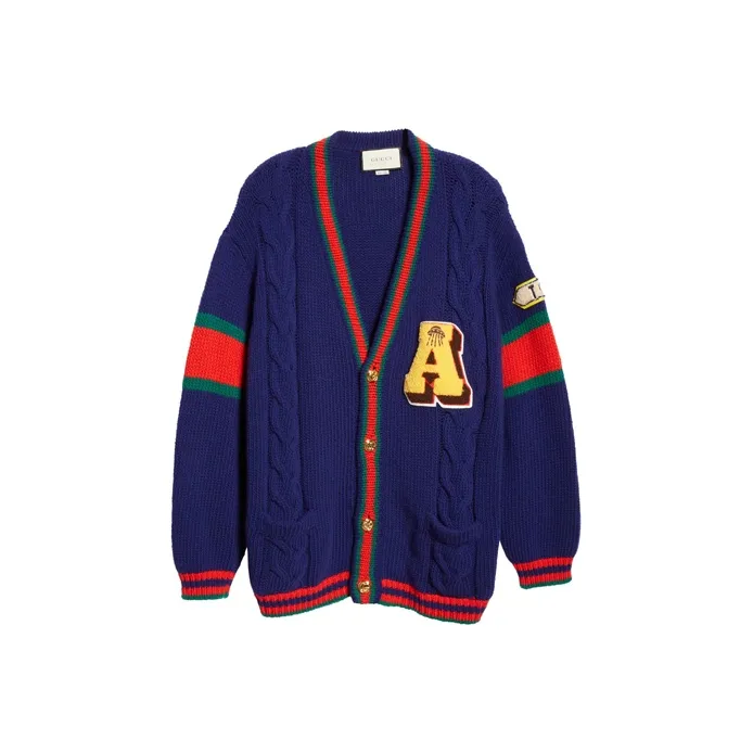 GUCCI Sweaters Unisex Blue-0