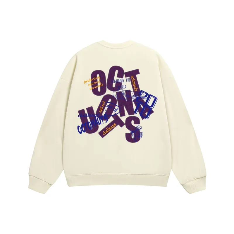 Small Columns Under The Sea Sweatshirt Unisex-5