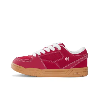 Ollieskate Abrasion Resistant Height Increasing Slip Resistant Low Top Skateboard Shoes Unisex Burgundy