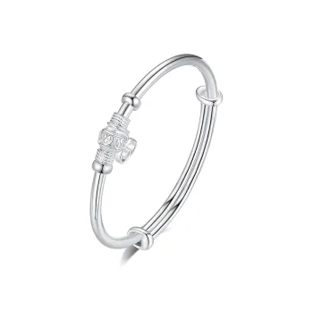 CHAOHONGJI 999 Fine Silver Bangles Women's