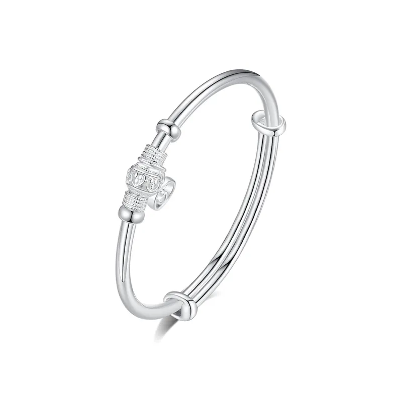 CHAOHONGJI 999 Fine Silver Bangles Women's-0