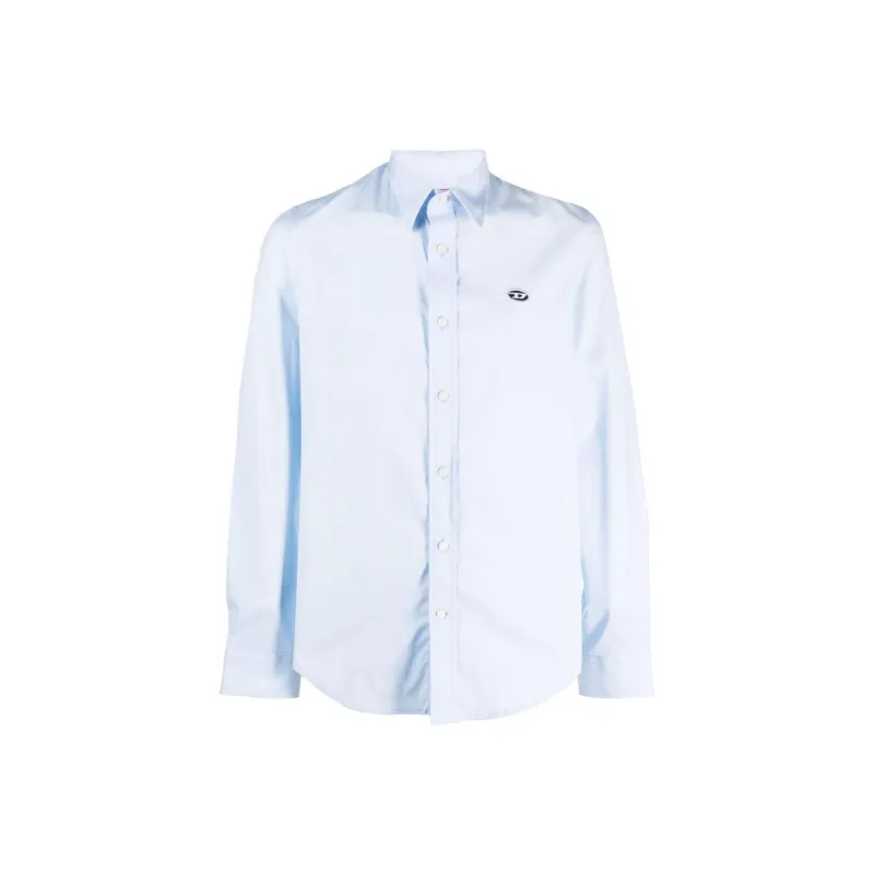 DIESEL S Benny A Logo Embroidered Shirt-0