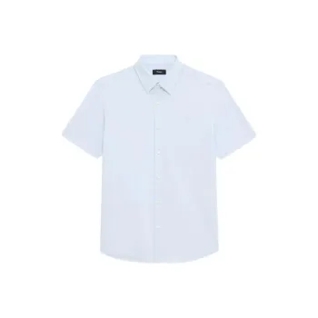 THEORY Shirts Men Light Blue