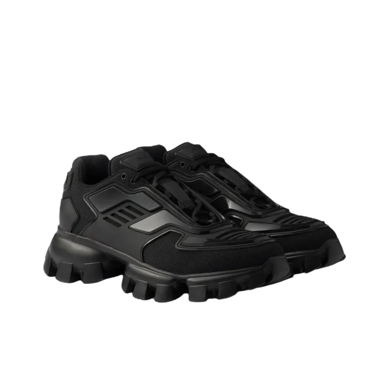 PRADA Cloudbust Thunder Low Top Chunky Sneakers Men's Black-2