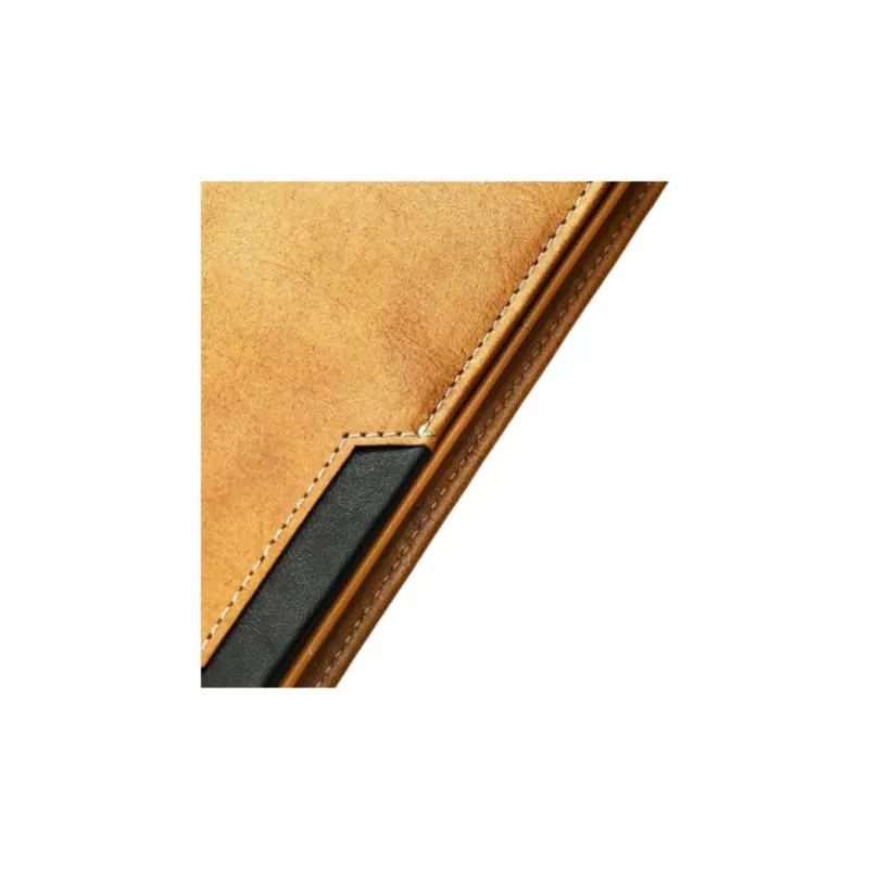 LARTIGENT Cow Leather Money Clip Card Holder Long Wallet Regular Men's Multicolor-5