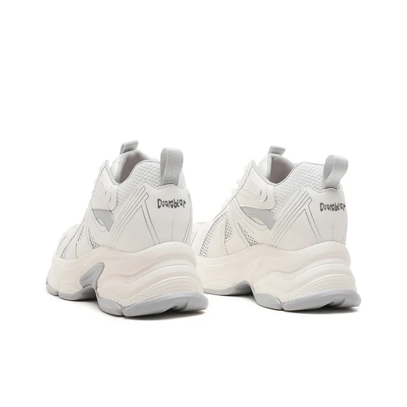 Budding Bear Breathable Lightweight Height Increasing Low Top Chunky Sneakers Women's-7