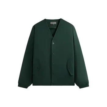 KITH Jensen Button Up Gi Shirt Men's Stadium Green