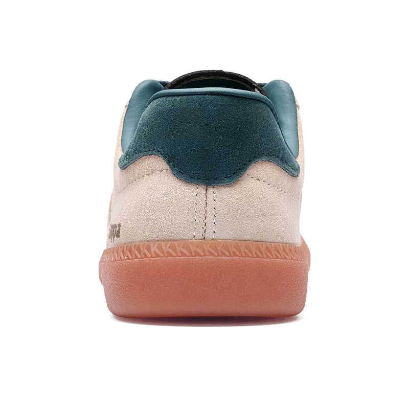 Kappa Back to Back Anti Slip Wear Resistant Low Top Skateboard Shoes Women's Gray Khaki-4