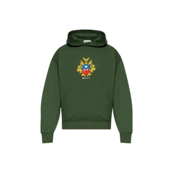 BALLY Logo print Cotton Hoodie
