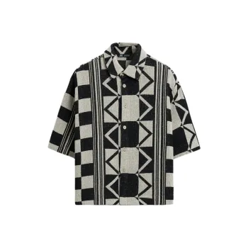 ZARA Shirts Men Black/White