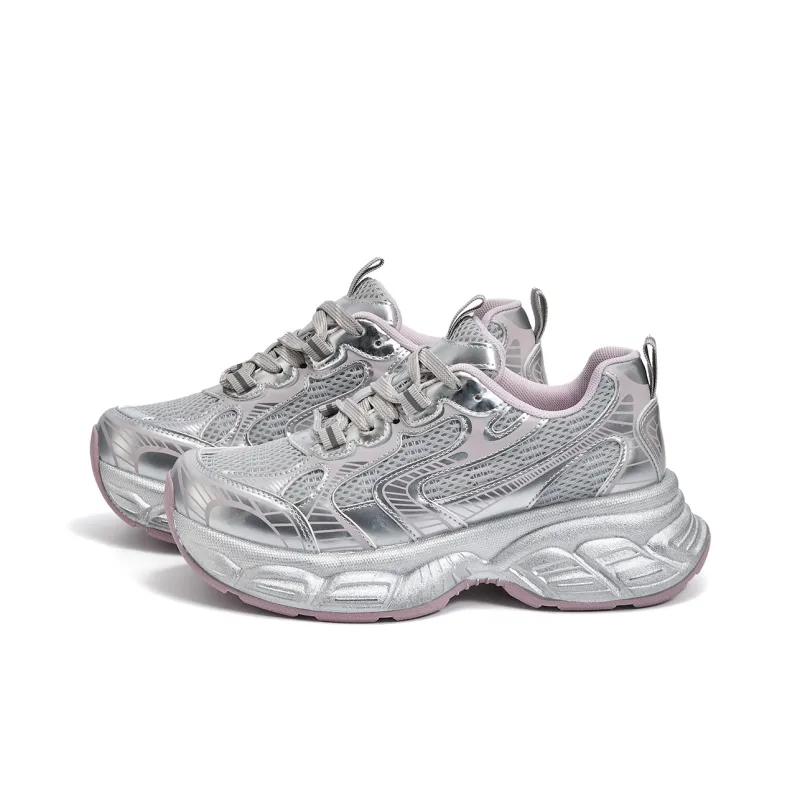 La Chapelle Abrasion Resistant Low Top Chunky Sneakers Women's-1