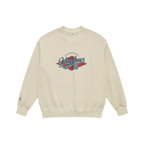 MLB MLB Preppy Style Collection New York Yankees SS25 Sweatshirt Unisex Linen Sandy Brown