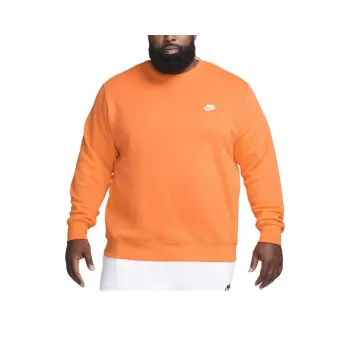 Nike Sportswear Club Fleece Sweatshirt Unisex Bright Orange/white