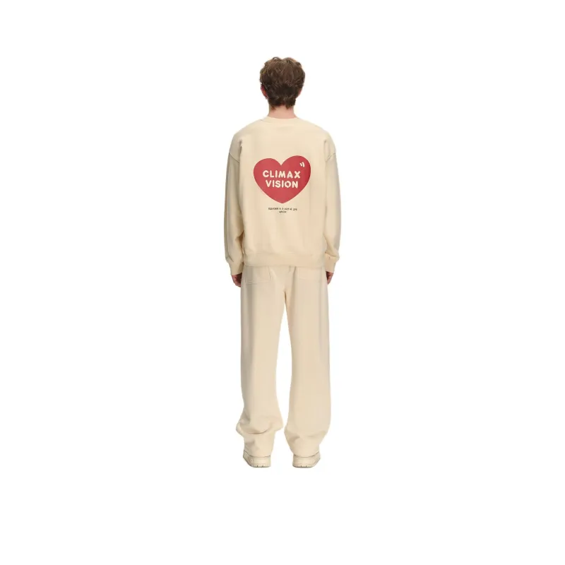 CLIMAX VISION Heart Sweatshirt Unisex-1